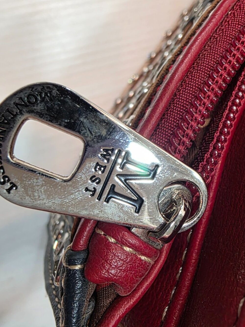 Montana West American Flag Crossbody Bag Rhinestones - Picture 7 of 10